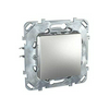 Unica vakfedél vakfedél ezüst üres-jel IP40 műanyag Schneider