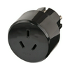 Utazó adapter DIN(F)->AU/CN(I) fekete 10A 250V LECTRA