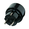 Utazó adapter DIN(F)->AU/CN(I) fekete 10A 250V LECTRA