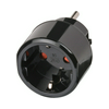 Utazó adapter US(B)->DIN(F) fekete 16A 110-125V LECTRA