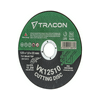 Vágókorong vékony 125mm-átmérő 1mm 22.2mm-furat fémhez TRACON
