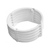 Vakolatkiegyanlítő gyűrű PVC csavaros 6mm-enként vágható 30mm süllyesztett kerek PD60x30 SIMET