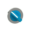 Választókapcsoló fej fém d22 2-állású kék kerek Harmony XB4 Schneider