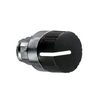 Választókapcsoló fej fém d22 forgatógomb 2-állású reteszelt fekete kerek Harmony XB4 Schneider