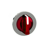 Választókapcsoló fej fém d22 világító 3-állású piros kerek piros-búra Harmony XB4 Schneider