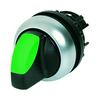 Választókapcsoló fej műanyag d22 világító működtetőkaros 2-állású visszaugró M22-WLK-G EATON
