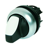 Választókapcsoló fej műanyag d22 világító működtetőkaros 3-állású visszaugró M22-WLK3-W EATON