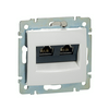 Valena adatcsatlakozó dugalj RJ45 8(8) Cat6A(IEC) fehér csavaros LEGRAND