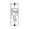 Varisztoros védelmi modul DEHNguard T2 40kA 1M DG MOD PV 500 DEHN