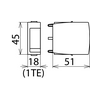 Varisztoros védelmi modul DEHNguard T2 40kA 1M DG MOD PV 500 DEHN