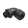Védőcső csatlakozóív 90°-os fekete IP65 UV-álló 25mm-átmérő kezeletlen műanyag SEG 2525 S Dietzel