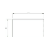 Végzáró balos/jobbos 80mm x 210mm x kezeletlen műanyag gránitszürke WDK HE80210GR OBO-BETTERMANN