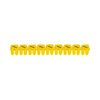 Vezeték- és sorkapocsjelölő (/) 1,5-2,5mm2 füzet műanyag sárga bepattintó CAB3 LEGRAND