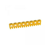 Vezeték- és sorkapocsjelölő (C) 0,5-1,5mm2 füzet műanyag sárga bepattintó CAB3 LEGRAND