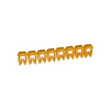 Vezeték- és sorkapocsjelölő (E) 1,5-2,5mm2 füzet műanyag sárga bepattintó CAB3 LEGRAND