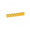 Vezeték- és sorkapocsjelölő (Y) 1,5-2,5mm2 füzet műanyag sárga bepattintó CAB3 LEGRAND