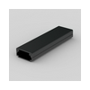 Vezetékcsatorna 20x10-hez UV-stabil fekete műanyag 20mm x 10mm x 2000mm x fekete LHD KOPOS