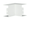 Vezetékcsatorna belső sarok fedél 40mm x 60mm x 90° bevonatos acél fényesfehér LFS Hager