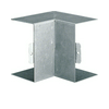 Vezetékcsatorna belső sarok fedél 40mm x 60mm x 90° szalaghorganyzott acél LFS Hager