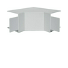 Vezetékcsatorna belső sarok fedél 60mm x 60mm x 90° kezeletlen műanyag gránitszürke LF Hager
