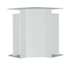 Vezetékcsatorna belső sarok fedél 61mm x 150mm x 90° kezeletlen műanyag LF/LFH/FB Hager