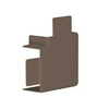 Vezetékcsatorna lapos sarok kúpfedél 30mm 45mm x 90° kezeletlen műanyag barna LF/LFH Hager