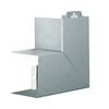 Vezetékcsatorna lapos sarok kúpfedél 60mm 60mm x 90° szalaghorganyzott acél LFS Hager