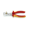Vezetékcsupaszító fogó kábbelvágóval 0-5mm 0-10mm2 16mm-benyúlás körvágó  érvágóval 1000V KNIPEX