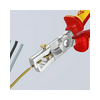 Vezetékcsupaszító fogó kábbelvágóval 0-5mm 0-10mm2 16mm-benyúlás körvágó  érvágóval 1000V KNIPEX