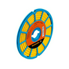 Vezetékjelölő (1) rácsúsztatható 1,5-4mm2 műanyag sárga CLI C 1-3 GE/SW 1 CD Weidmüller