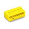 Vezetékösszekötő 8-pólus 6A 100V sárga Micro WAGO