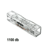 Vezetékösszekötő akciós 10+1 csomag 2773-2401 2-pólus 0.75-4mm2 20A 300V natúr Push Wire WAGO