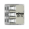 Vezetékösszekötő oldható 20A/440V AEx eb IIC 3-pólus 0.2-4mm2 24.5A 440V színtelen WAGO