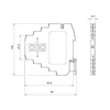 Villámáram-korlátozó 10A 5kA 55V-ér/ér 800V-ér/föld MDP-2 D-12-T-10 OBO-BETTERMANN