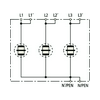 Villámáram-levezető DEHNbloc 3 100kA-imp(10/350) 230V/AC 4kV 6M DB 3 255 H DEHN