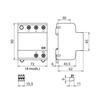 Villámáram-levezető kombi DEHNshield 3P T1+T2 TNC 230V/AC 4M DEH TNC Basic FM DEHN