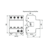 Villámáram-levezető kombi DEHNshield 4P T1+T2 TN-S 230V/AC 4M DSH TNS 255 DEHN