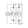 Villámáram-levezető kombi DEHNventil T1+T2 TN 230V/AC 4M DV M TN 255 FM DEHN