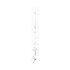 Villámvédelmi oszlop 7000mm 10.0-70.0mm-átmérő tűzihorganyzott TBM 7M SCFU STTZN AL DEHN