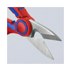 Villanyszerelő olló 56HRC-nemesacél max.6mm2-krimp övtokkal villanyszerelő fogazott-lap KNIPEX