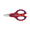 Villanyszerelő olló 56HRC-nemesacél max.6mm2-krimp övtokkal villanyszerelő fogazott-lap KNIPEX