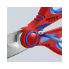 Villanyszerelő olló 56HRC-nemesacél max.6mm2-krimp övtokkal villanyszerelő fogazott-lap KNIPEX