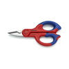 Villanyszerelő olló 56HRC kábelvágóval 56HRC-nemesacél övtokkal villanyszerelő 155mm KNIPEX