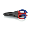 Villanyszerelő olló 56HRC kábelvágóval 56HRC-nemesacél övtokkal villanyszerelő 155mm KNIPEX