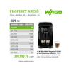 Vezetékösszekötő csomag 24-32A/450V (4600db) + DE-LONGHI automata kávéfőző  Profiset SET-5 WAGO