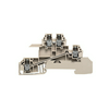 Elosztó sorkapocs TS35 2-szint 2-poz 0.5-2.5mm2/érvéghüvely 24A bézs WDL 2.5/S/L/L Weidmüller