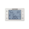 WiFi szobatermosztát LCD +APP (Tuya, Amazon, Google) napi/heti prog. komplett 5-45°C 1v 8A 250V süllyesztett fehér Q20 Wi-Fi QUANTRAX