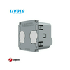 C7 RF okos 106+6 kettős alternatív érintőkapcsoló ZigBee 5A/250V 1000W IP20 2csat. C708Z LIVOLO