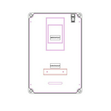 1/3F mérőmodul 1xV63.80A kiegészítő föld-/légkábel 1-szintes 1-mérőhely PVT 3045 VM Csatári Plast