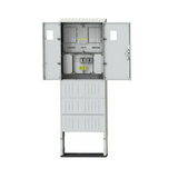 1/3F mérőszekrény 1xM63.80A+1xV32 földkábeles álló 1-szintes 2M 2 PVT-K-L Á-V Fm Csatári Plast